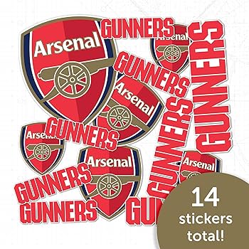 Amazon.com: Desert Cactus Arsenal FC Sticker Gunners Decal